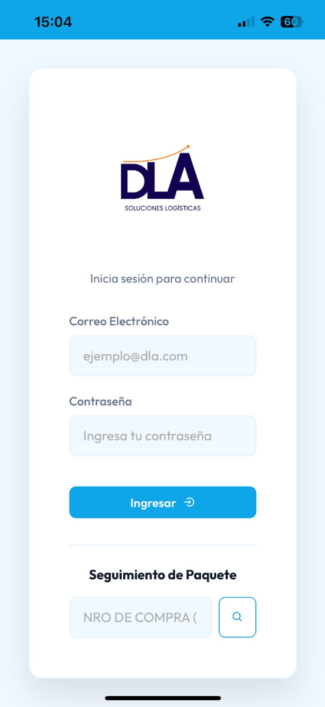 Inicio de Sesión